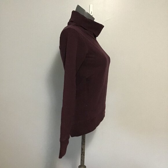 Lululemon On The Double Pullover Heathered Bordeaux Drama Size 2 - Picture 2 of 14